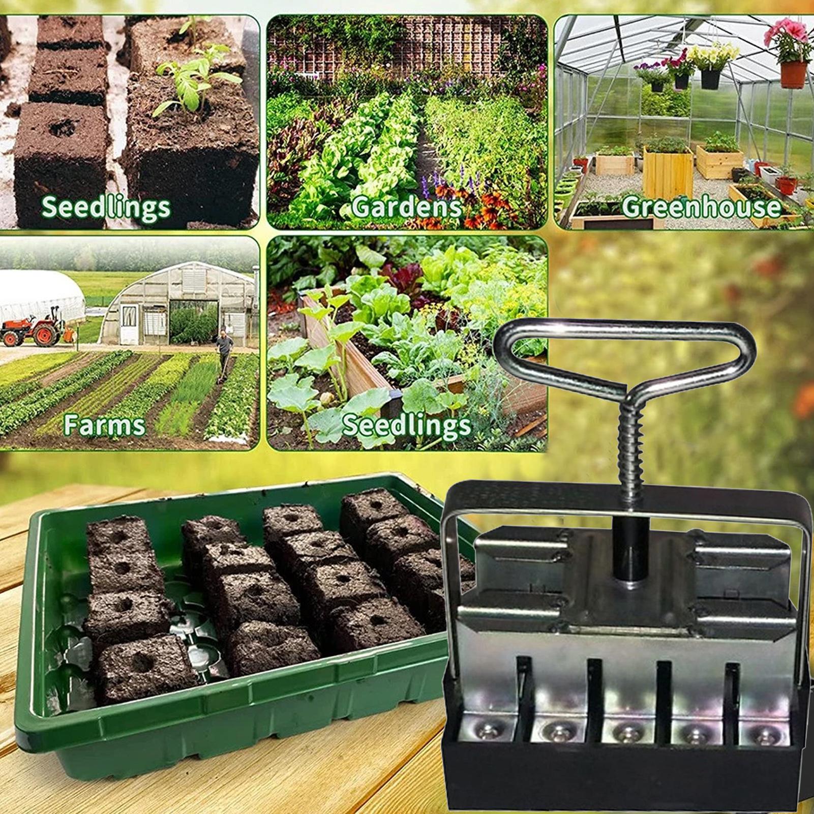 Bloqueador de suelo con mango  - Urban Farming Urban Gardening reseña y precio